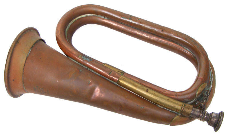 Old Copper and Brass Bugle - Mayers & Harrison Manchester England