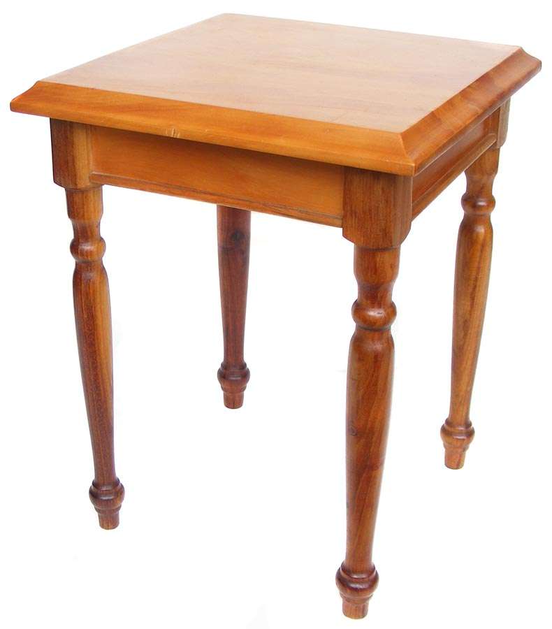 Vintage Small Yellowwood and Blackwood Wine/Side Table