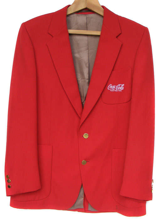 Vintage Pure Wool Coca Cola Formal Jacket - Perhaps a Coke Salesman's Jacket?