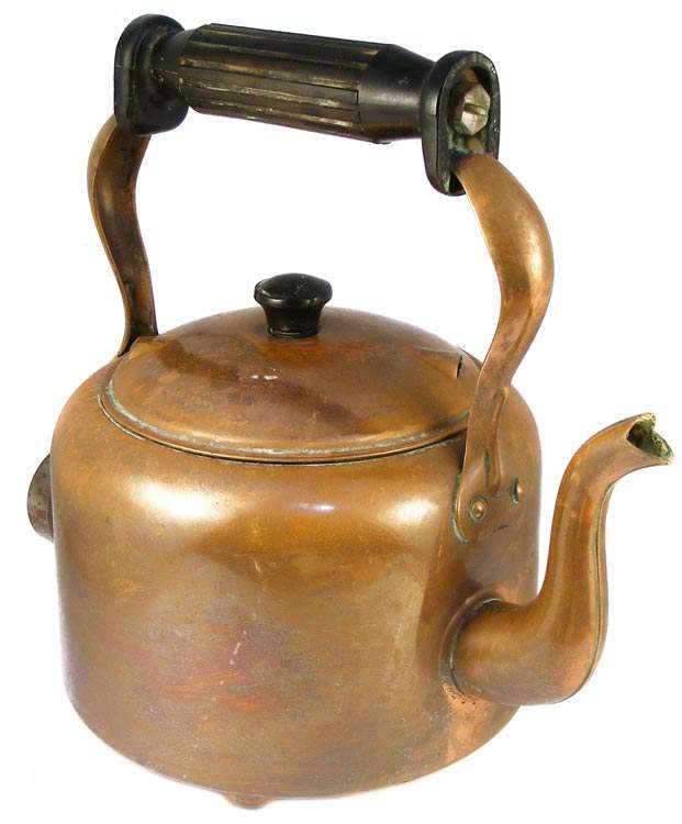 Antique Working Bulpitt & Sons Copper Electric Kettle - Swan Brand - Birmingham