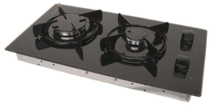 Tedelex Gas 30cm Glass Hob - Double Burners - Made in Europe - New Unused item