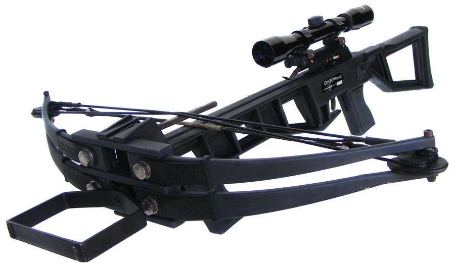 Collector's Crisbow Quadro 2000 Compound Hunting Crossbow with scope + broadheads + arrows