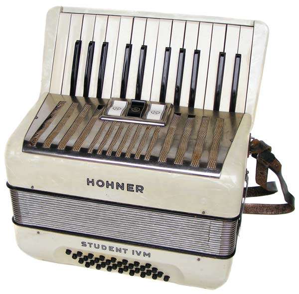 Vintage Hohner Student IVM Compact Accordion in original case