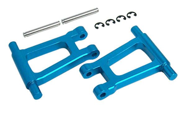 Tamiya TT01 - CPV Blue Aluminium rear left & right upper and lower suspension arms upgrade