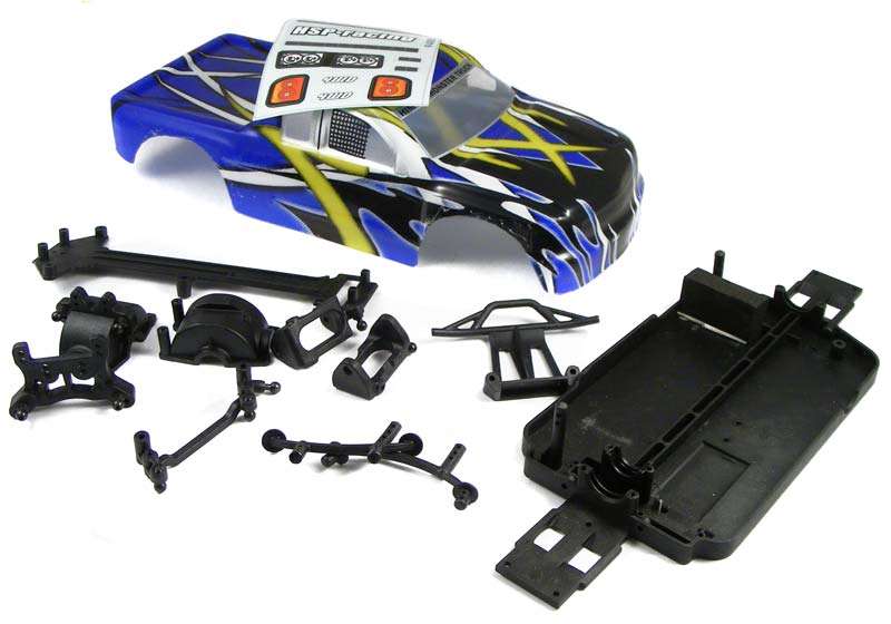 Bulk lot HSP 1/18 RC truck parts at a fraction of the R1000 retail price! More than pictured.