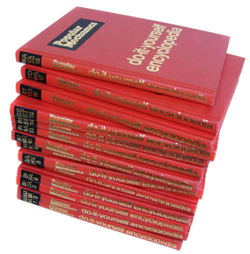 Vintage Popular Mechanics DIY Encyclopedias from the 80's - Must have for the avid handyman!