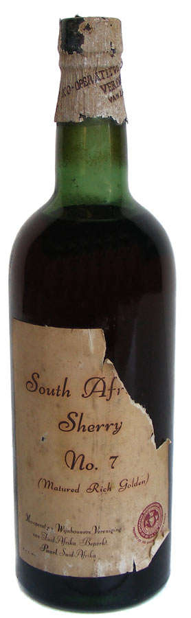 Pre-Republic KWV South African Old no.7 Sherry - a must have collectable wine!