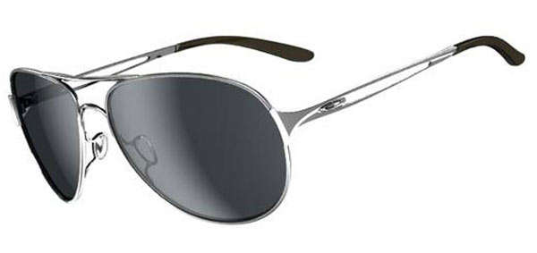 Genuine OAKLEY CAVEAT Polished Chrome Aviator style Sunglasses - 4054 02