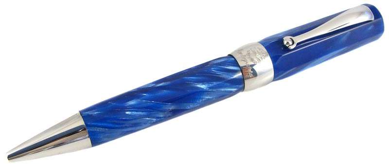 Montegrappa Symphony 1912 Blue .925 Silver & Celluloid Ballpoint Pen