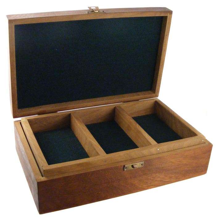 Handcrafted IROKO WOOD Jewellery Box