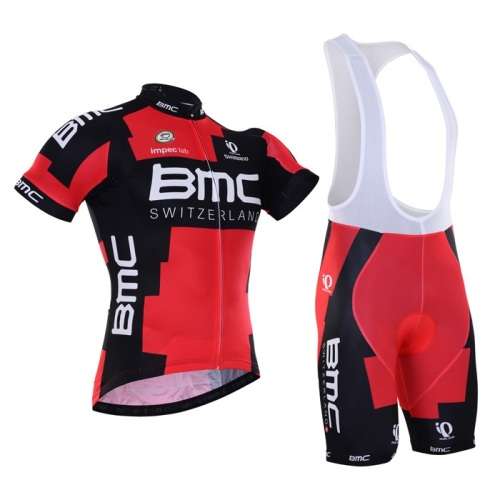 BMC  Short Sleeve Cycling Shirt And Bib Short Cycling Team Kit