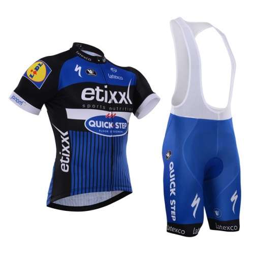 Quick Step Belguim Short Sleeve Cycling  Kit