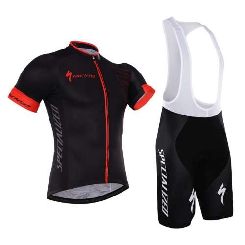 Specialized Black Short Sleeve Cycling  Kit