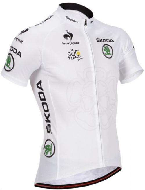 Tour de France White Cycling Jersey.