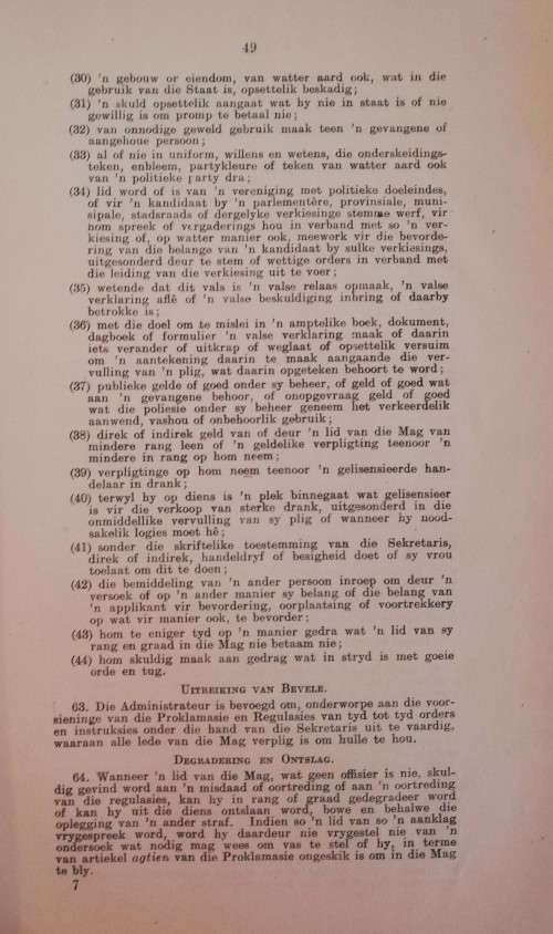 South-West Africa c. 1922 SIGNED