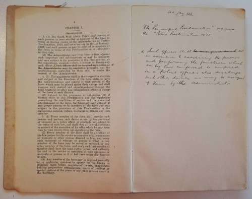 South-West Africa c. 1922 SIGNED