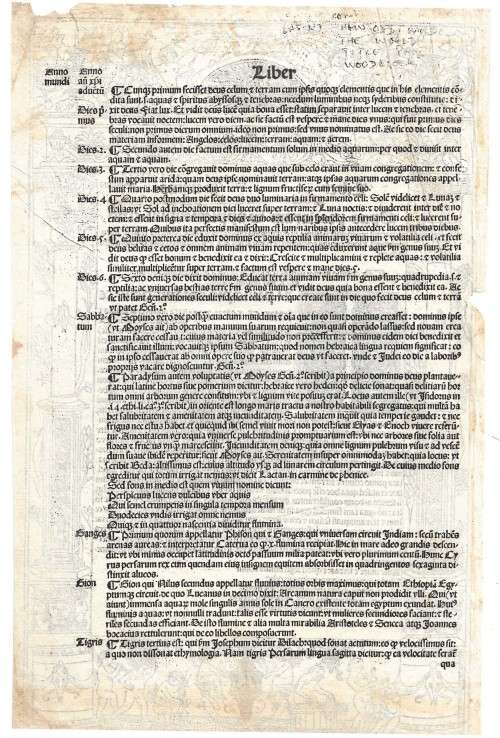 Title Page of Liber Primus. c.1700