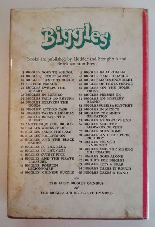 Biggles and the Plane That Disappeared. c.1963. First Edition