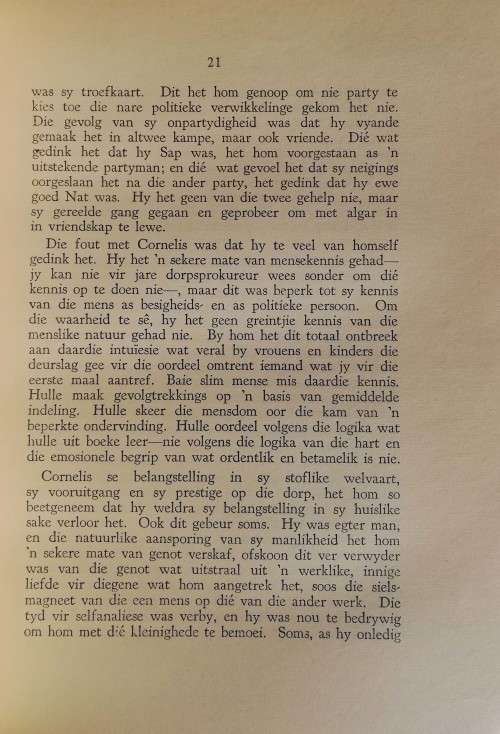 Die Donker Huis. c.1931. First Edition. (Inscribed by Louis Leipoldt to famous Afrikaans linguist)