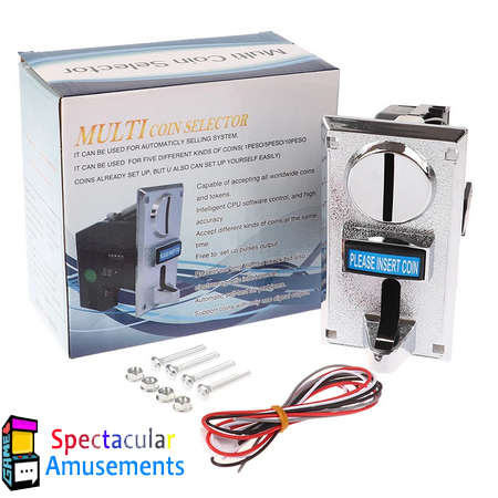 Arcade Coin Mech Coin Acceptor (Multi Coin) For Arcade / Vending