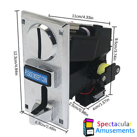 Arcade Coin Mech Coin Acceptor (Multi Coin) For Arcade / Vending