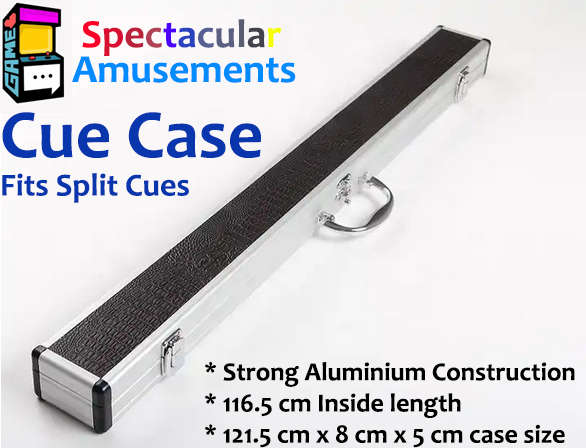 Pool Cue Case Aluminium (Fits Two Piece Cues)
