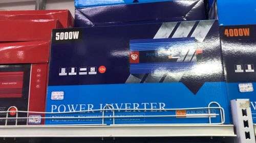 5000W Pure Sine Wave Power INVERTER - 12V DC TO 220V AC