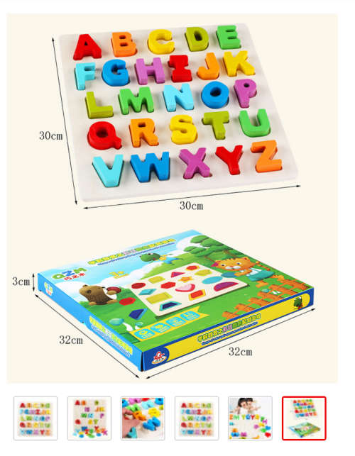 Puzzle Toy baby Abc Board 3d Kids Preschool Educational Learning Puzzles Toys For kids