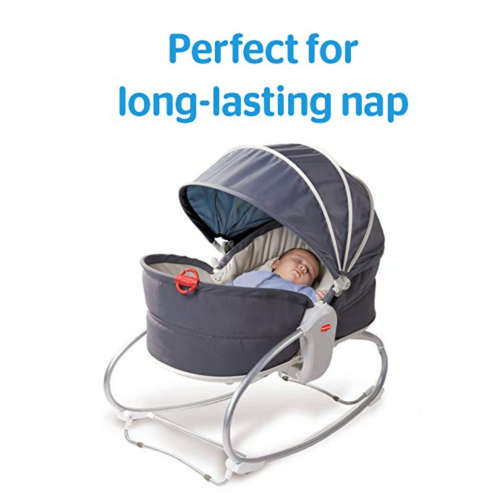 5 In 1 Rocking Napper, Bounce, Chair, With Removable Bassinet