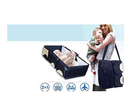 2-in-1 Baby Travel Bag