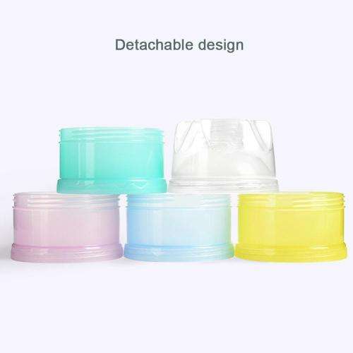 Baby Milk Powder Formula Dispenser, Non-Spill Stackable 3-Layers Milk Powder Box for Infant Toddler,