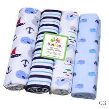 4pcs/pack 100% Cotton Supersoft Flannel Baby Blanket,baby Receiving Blanket Bedsheet ,swadding for I