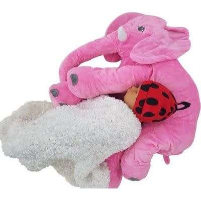 Stuffed Elephant Plush Pillow
