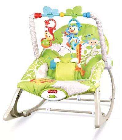Toddler Baby Rocker(Pink & Blue & Green)