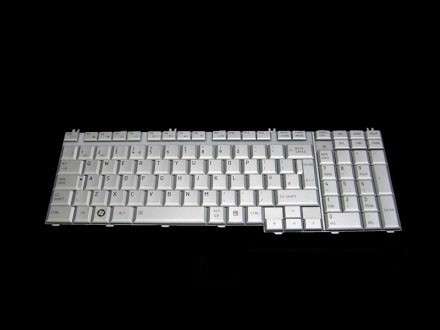 TOSHIBA SATELLITE A500 P200 REPLACEMENT LAPTOP KEYBOARD IN SILVER