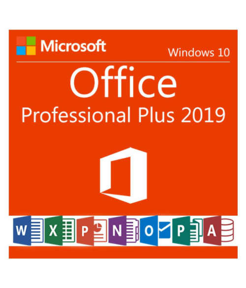 Microsoft Office 2019 Professional Plus -  Lifetime License Key For 1PC  only - NO CD