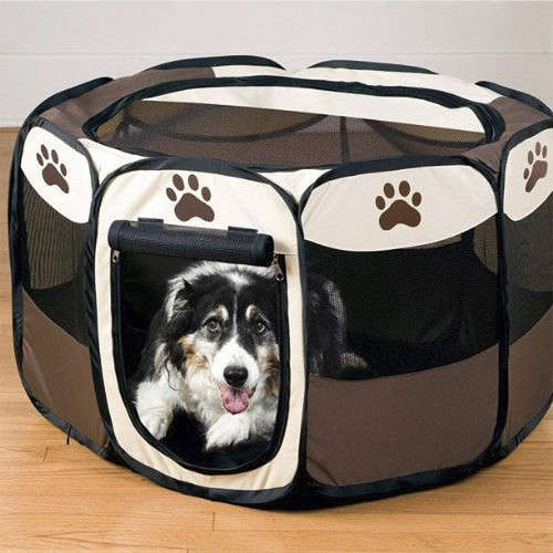 PET PLAYPEN FOR DOGS POP UP FOLD ABLE  - INDOOR AND OUTDOOR USE