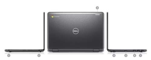 Dell 3189 Touchscreen Laptop 2in1 - 11.6 inches  - 4gb Ram- 32gb eMMC HDD - WIFI - Webcam - Refurb
