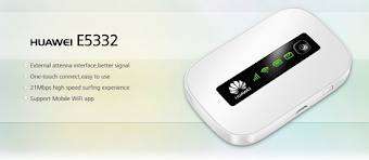 HUAWEI E5332 3G  - 21Mpbs Mobile WiFi Router , Mifi - new model , pocket router