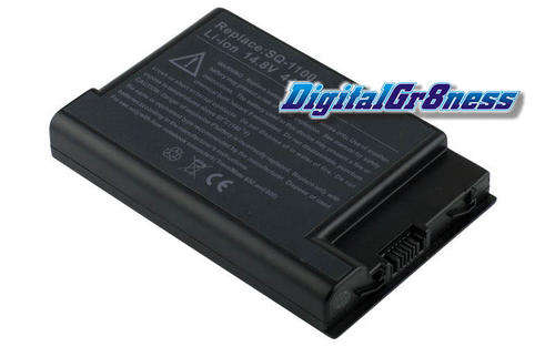 Acer Aspire 1450  Ferrari 3000 3200 3400TravelMate 6000  8000 14.8V 4400mAh/65Wh 8-Cell Battery