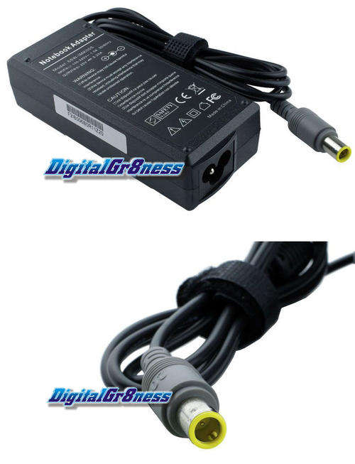 IBM Thinkpad X60 X60s T60 T60p R60 R60e Z60 Z60m Z61 Lenovo 3000 N100 20V 3.25A 65W AC Adaptor