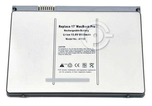 New Battery For Apple MacBook Pro 17 INCH  - 12 MONTH WARRANTY