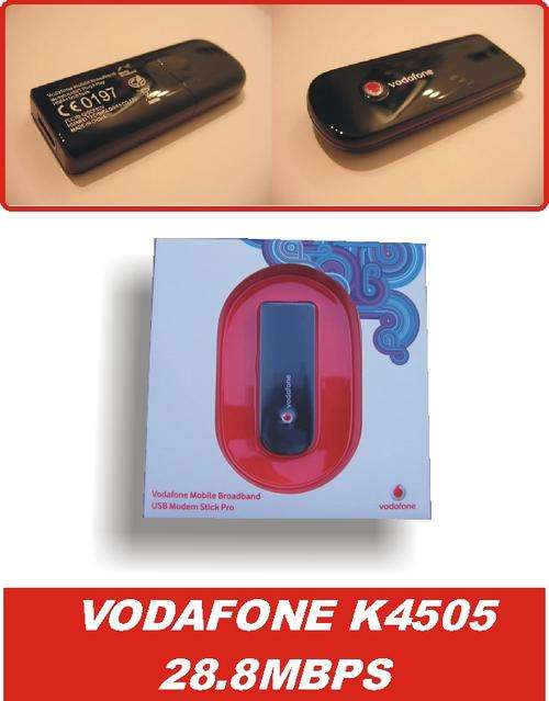 ** NEW VODAFONE K4505 28.8MBPS HSPA / HSUPA / 3G SUPER FAST USB MODEM - ALL NETWORKS!