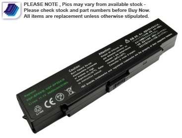 SONY VAIO PCG, VGN-AR, VGN-CR,  VGN-NR,  VGN-SZ - 11.1V 4400MAH Laptop Replacement Battery