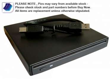 USB 2.0 EXTERNAL SLIM NO TRAY DUAL LAYER LAPTOP DVD WRITER