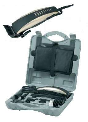 Sunbeam Hair Clipper Set + Case Accessories