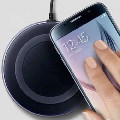 QI Wireless Charging Pad for Samsung Galaxy S6/S7 Edge/Nexus 6 - Black