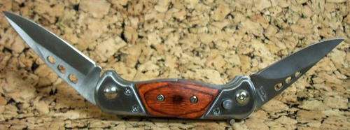 Stainless Steel Double Bladed Knfie