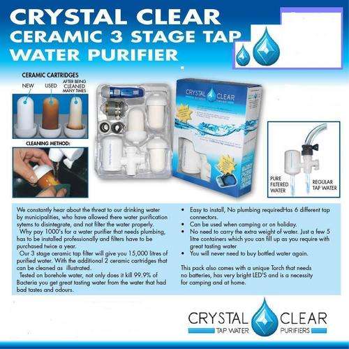 3 STAGE TAP WATER PURIFIER
