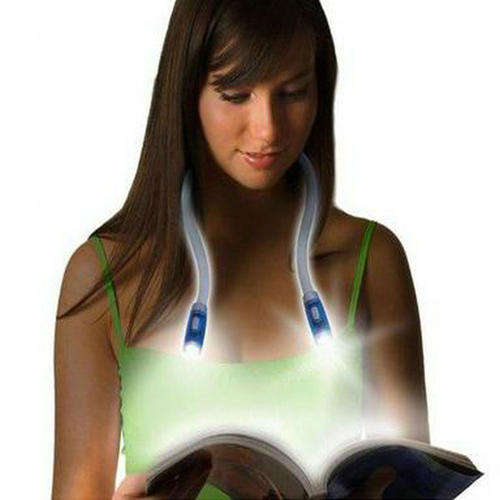 5 ON AUCTION!!!Hot ! LED Hands-Free Flexible Over Neck Light Reading Book LED Light